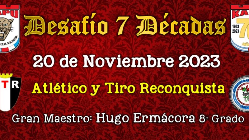 Reconquista: presentan Desafío 7 décadas en Atlético y Tiro