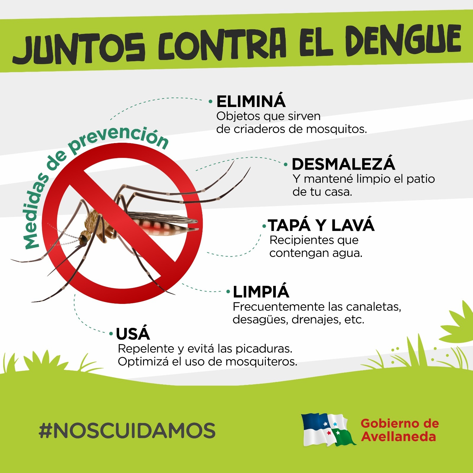 Avellaneda: Realizan fumigaciones en plazas y escuelas para prevenir el dengue