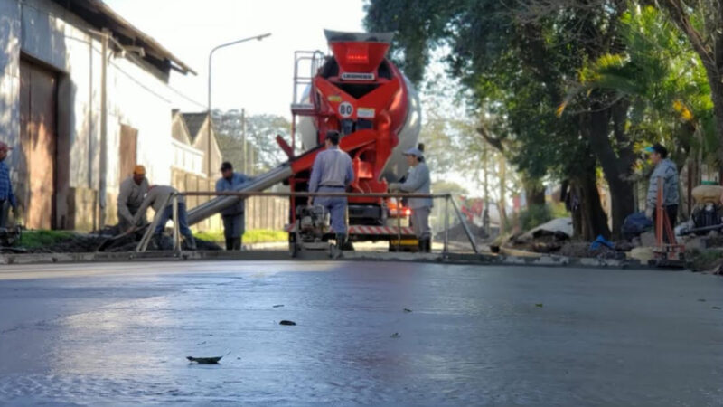 Reconquista: avanza el plan Estratégico de pavimentación y de limpieza en los barrios