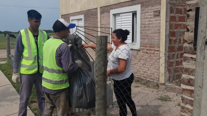 Jornada de descacharrado en Romang contra el dengue