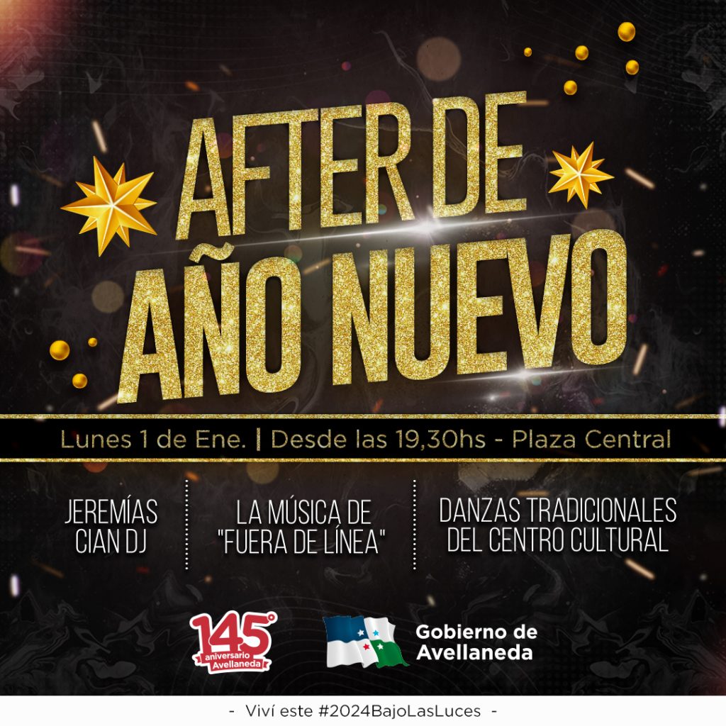 Avellaneda recibe el 2024 con un After de año nuevo