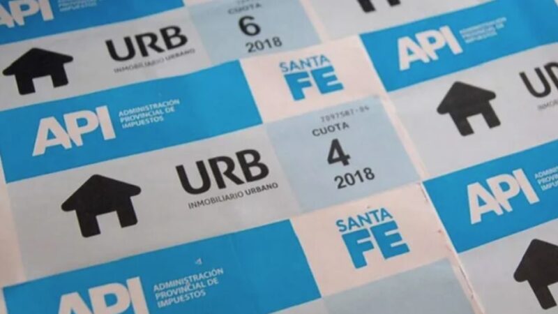 La API recuerda el vencimiento del Inmobiliario Urbano y Patente Automotor