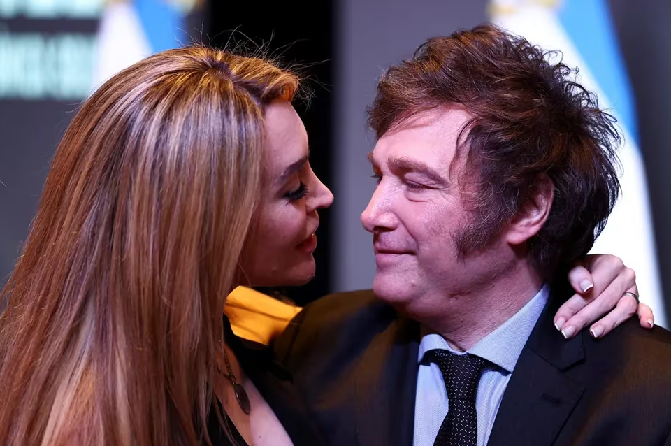 Fátima Florez se hizo un mate en con la cara de Milei