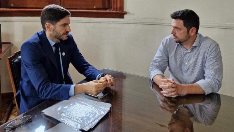 Avellaneda: El Intendente Gonzalo Braidot se reunió con Pullaro