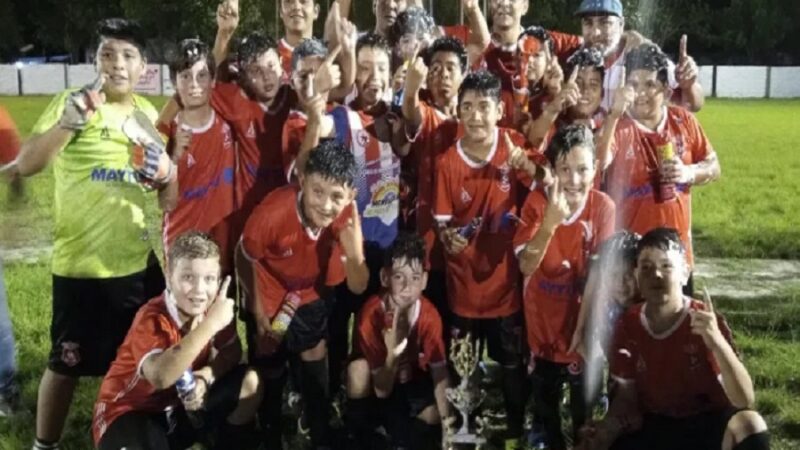 Fútbol infantil: La Sarita campeón de la Categoría 2013