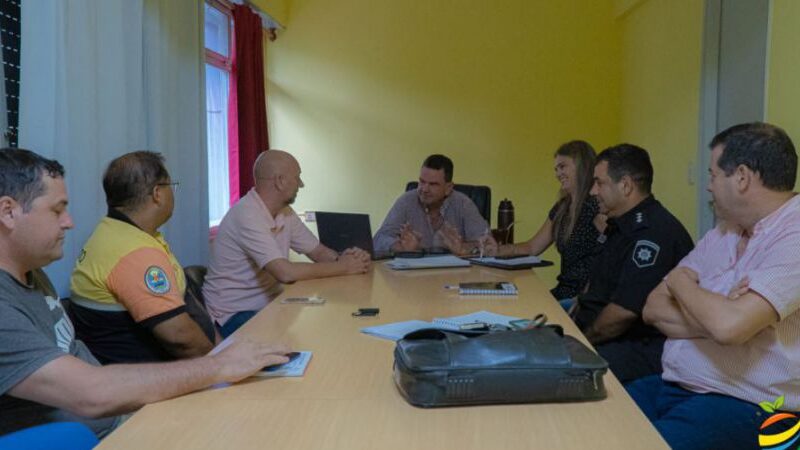 Malabrigo: el Intendente Sponton con la policía presentaron el programa «Fiestas Seguras»