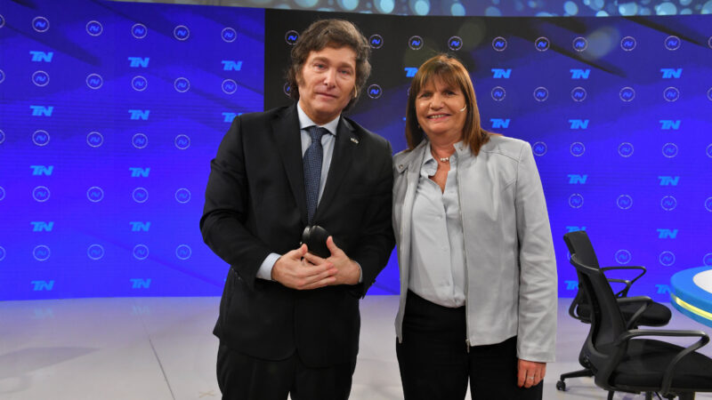 Milei confirmó a Bullrich en el Ministerio de Seguridad