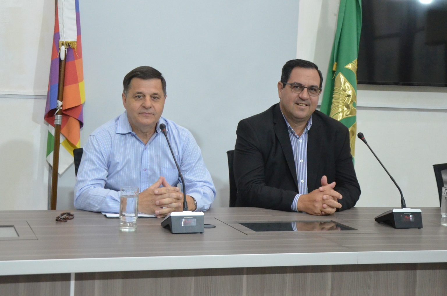 Hugo Morzán junto al intendente Vallejos brindó informe anual de gestión en Reconquista