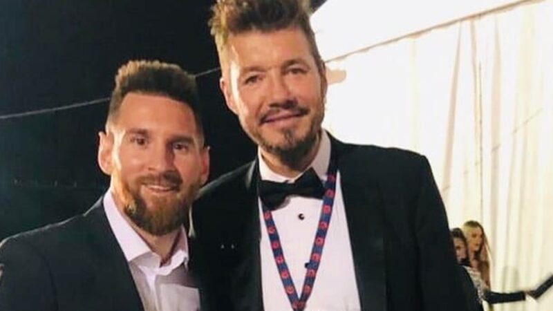 Marcelo Tinelli se emocionó con un mensaje de Leo Messi