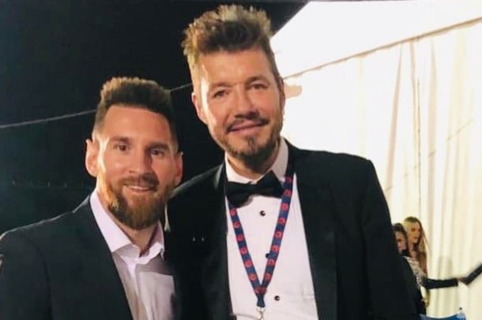 Marcelo Tinelli se emocionó con un mensaje de Leo Messi