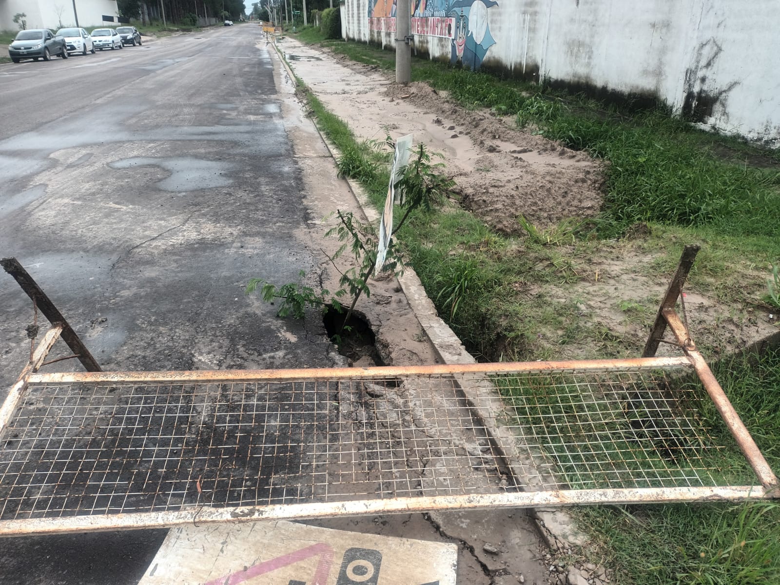 Reconquista: Nuevo hundimiento en el pavimento de Laura Devetach