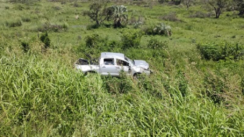 ROMANG| Volcó una camioneta que despistó en RP 1