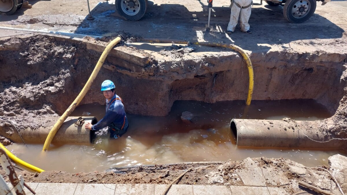 Usuarios con poca presión de agua luego de renovación de un caño ¿Qué pasa en tu barrio?