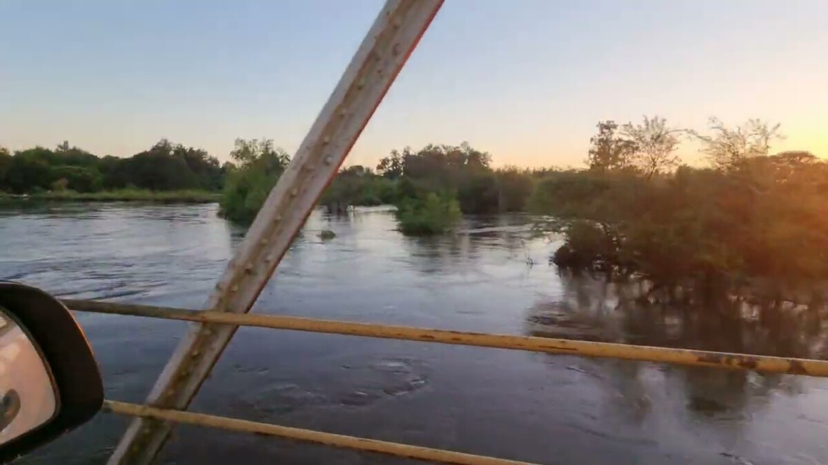 Empezó a bajar el nivel del Arroyo El Rey. Mirá el video