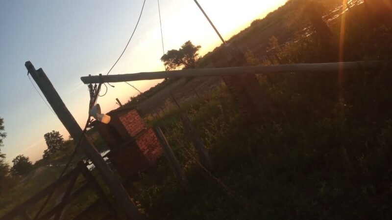 Fortín Charrúa lleva más de 10 días sin energía eléctrica