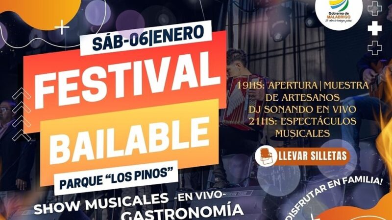 Festival bailable «Parque Los Pinos» en Malabrigo