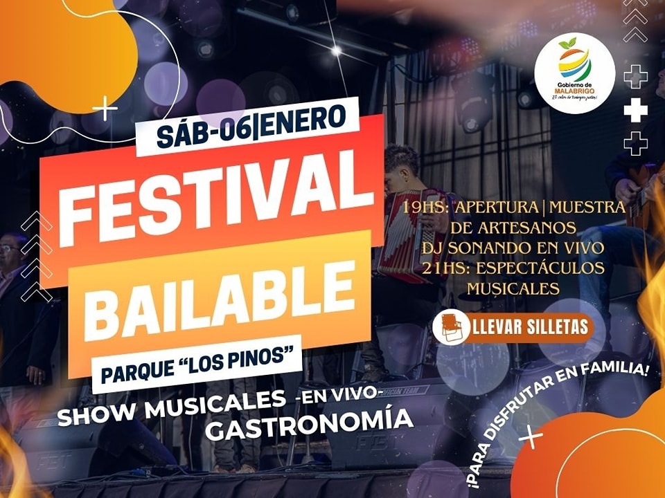 Festival bailable «Parque Los Pinos» en Malabrigo