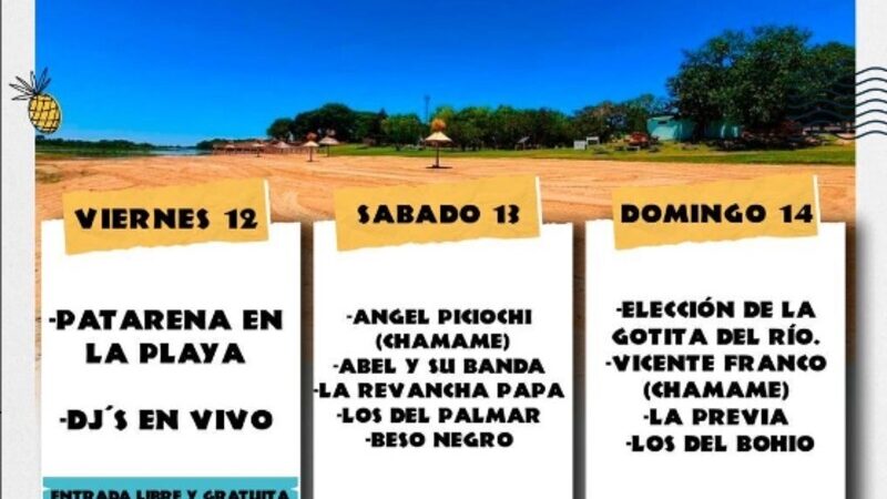 Alejandra se prepara para la 32º Fiesta provincial del Río