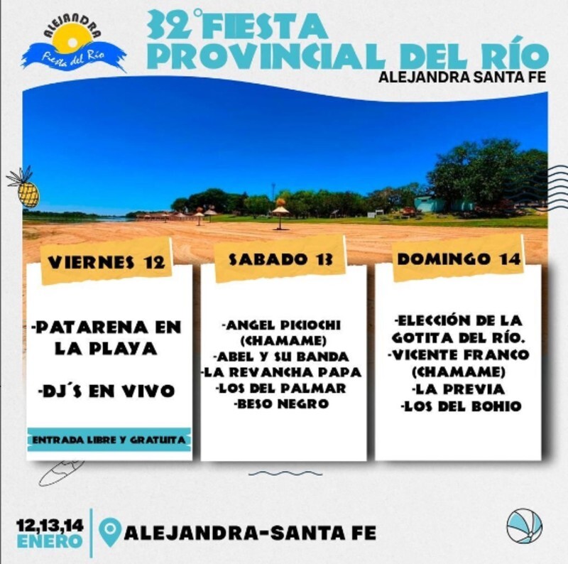 Alejandra se prepara para la 32º Fiesta provincial del Río