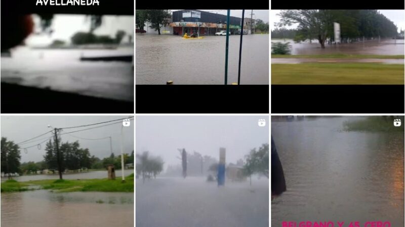 VIDEO|  El periodista Pepe Sánchez muestra cómo avanza el agua en toda la región