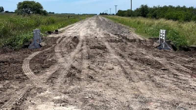 Habilitan el tránsito en el camino que conduce a Avellaneda Oeste