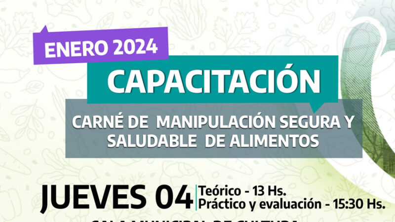 Romang: Capacitan para manipular alimentos
