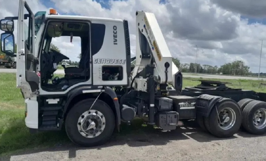 Recuperan camión robado a la empresa Genovese