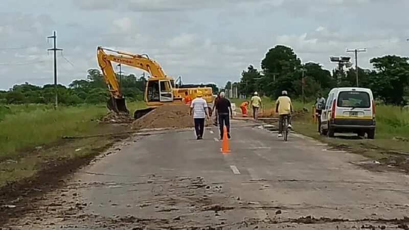 Reconquista: volvieron a cortar el tránsito en la Ruta 40, zona Barrio Nuevo