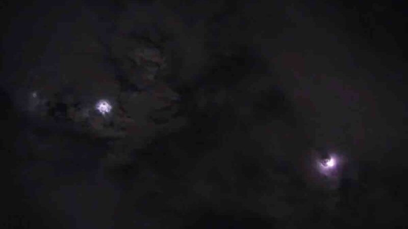 Misterioso avistamiento de luces en el cielo del norte de Santa Fe