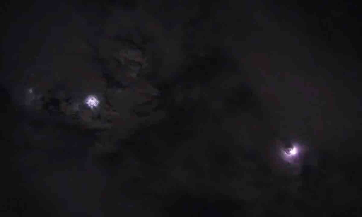 Misterioso avistamiento de luces en el cielo del norte de Santa Fe