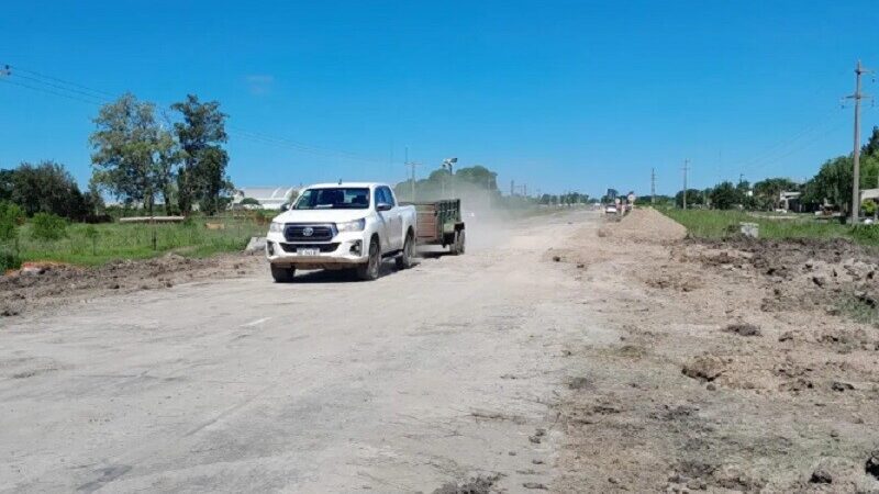 Reconquista: Vialidad rehabilitó el tránsito en la Ruta 40 ¿Cómo quedó el entubado?