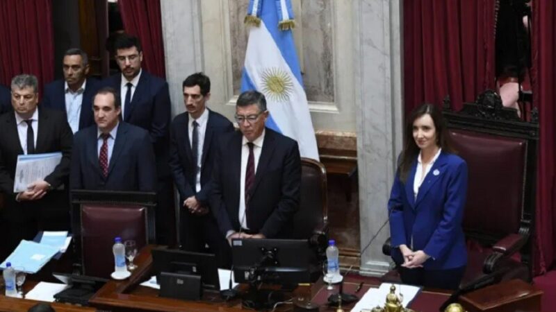 El mega DNU de Milei entró a la Cámara de Senadores