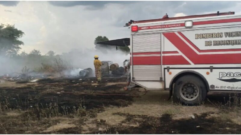 Bomberos apagaron incendios de pastizales en el norte de Santa Fe