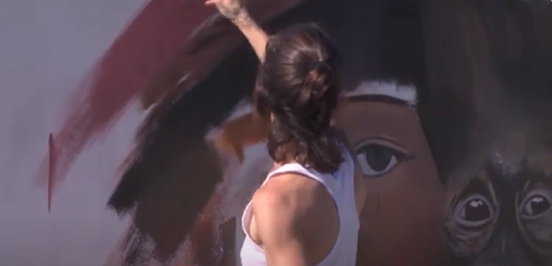 Vecinos de Puerto Reconquista avanzan con la obra del Portal de Ingreso