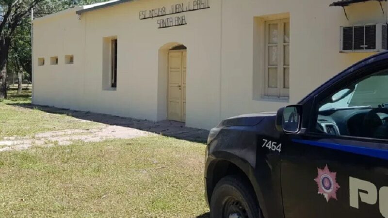 Entraron a robar en la escuela de Santa Ana ¿Qué rompieron?