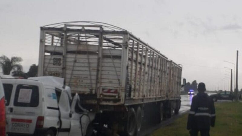 Alejandra: siniestro con víctima fatal sobre Ruta 1