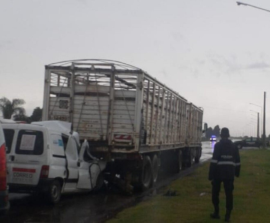 Alejandra: siniestro con víctima fatal sobre Ruta 1