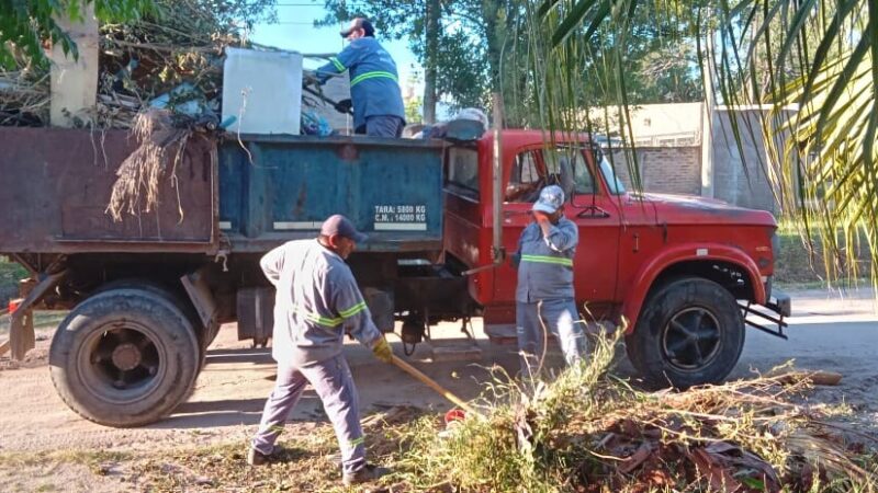 Dónde continúan los trabajos de recolección y limpieza este miércoles en Reconquista