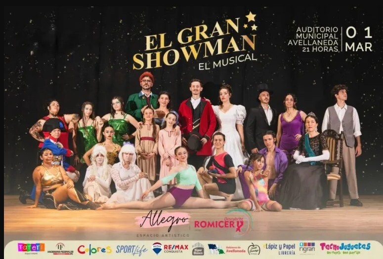 El musical «El Gran Showman» llega al Auditorio de Avellaneda