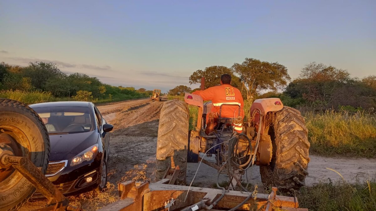 Recuperan la Ruta Provincial 40, tramo Fortín Olmos-Fortín Charrúa