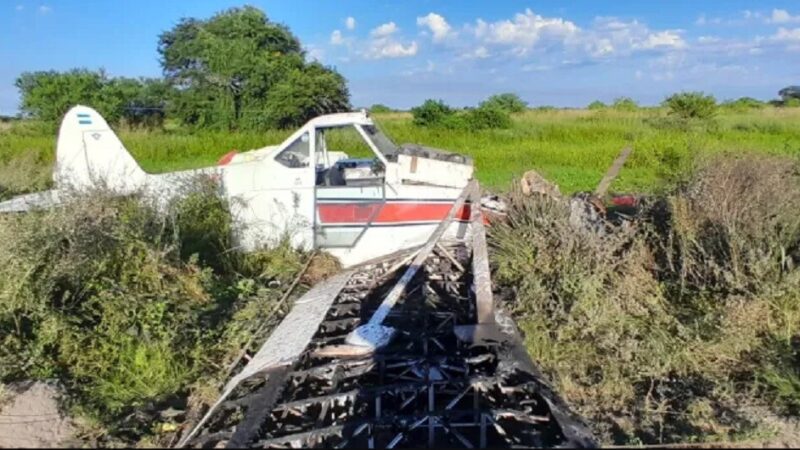 Villa Ana: cayó una avioneta en zona rural ¿Qué pasó con el piloto?