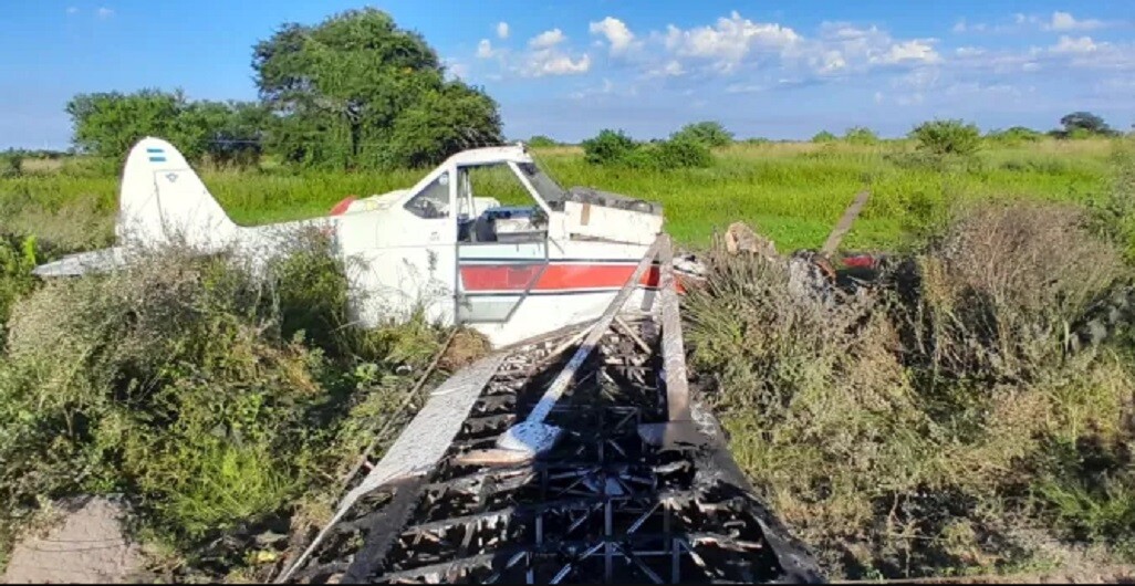 Villa Ana: cayó una avioneta en zona rural ¿Qué pasó con el piloto?