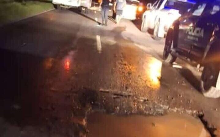 El Arazá: siete heridos al volcar un camión en la ruta 40