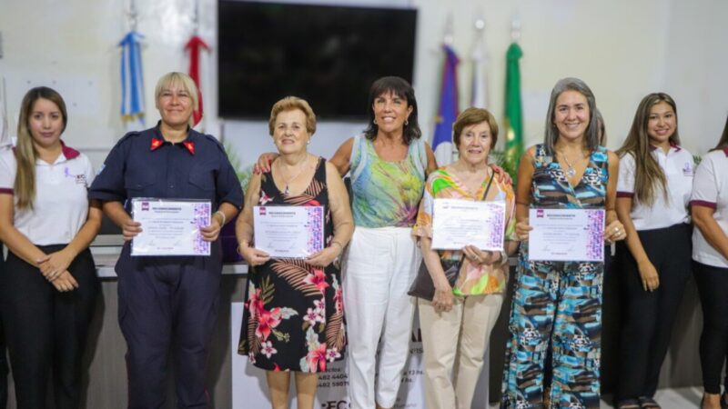 El gobierno entregó diplomas a mujeres destacadas de Reconquista