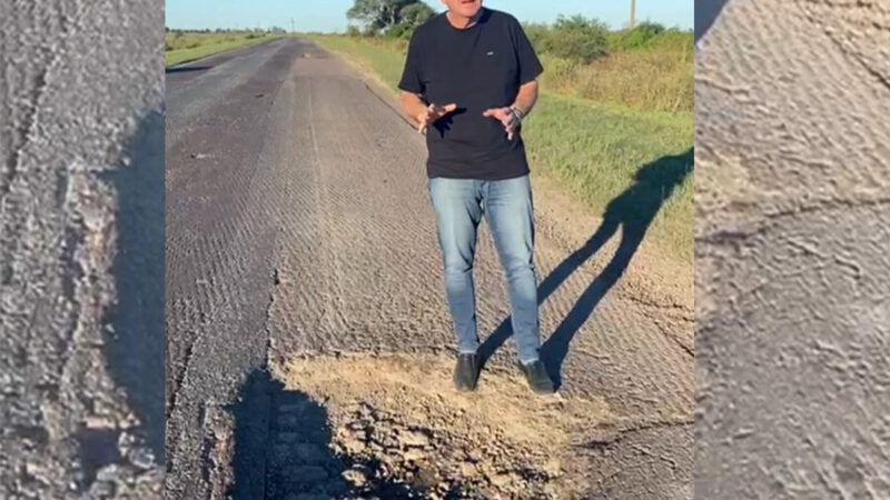 Malabrigo: Spontón reclamó la reparación urgente de la Ruta 11