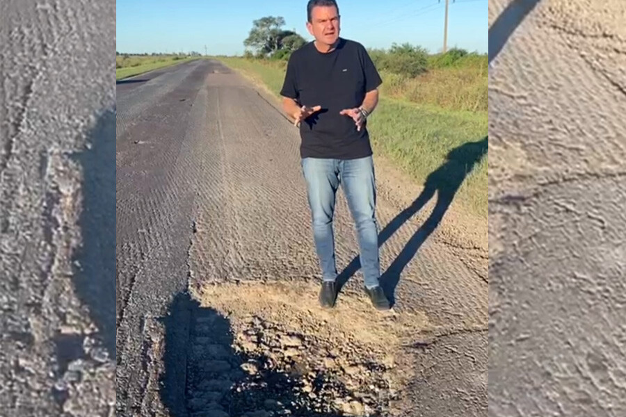 Malabrigo: Spontón reclamó la reparación urgente de la Ruta 11