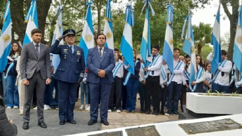 Pullaro encabezó en Reconquista el acto por el 42° aniversario de la Gesta de Malvinas