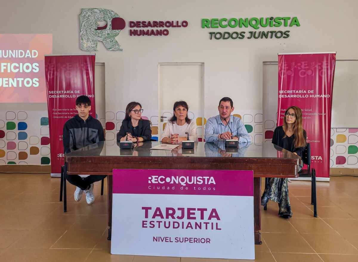 Reconquista presentó la «Tarjeta Estudiantil» ¿Cuáles son los beneficios?