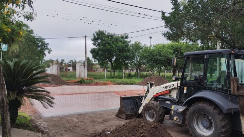 Reconquista: finalizó el hormigonado de bocacalles en Iturraspe