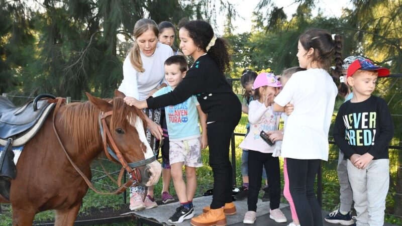 Enseñan equinoterapia en el Centro de Desarrollo Rural Avellaneda